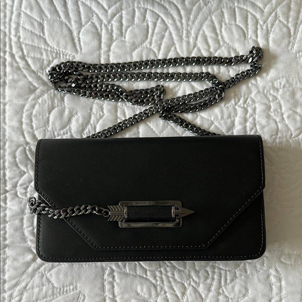 MACKAGE Black Chain Strap Women's Bag